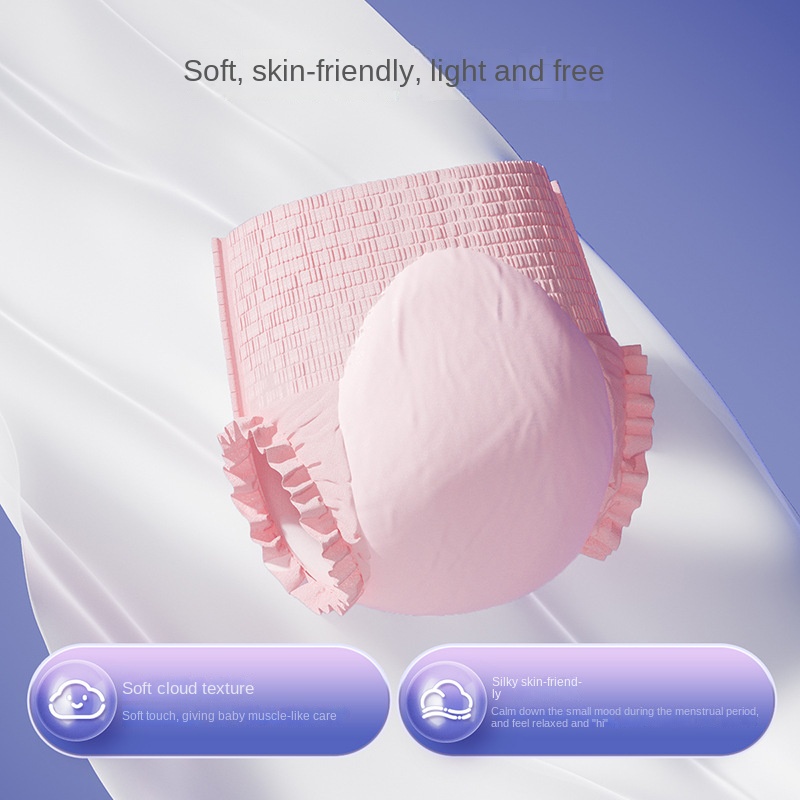 Zichu Bộ 6 Khăn Ăn Vệ Sinh Nhẹ Nhàng Chống Rò Rỉ Thân Thiện Với Da Khô Thoáng Thoải Mái Cho Mẹ Bầu Vào Ban Đêm