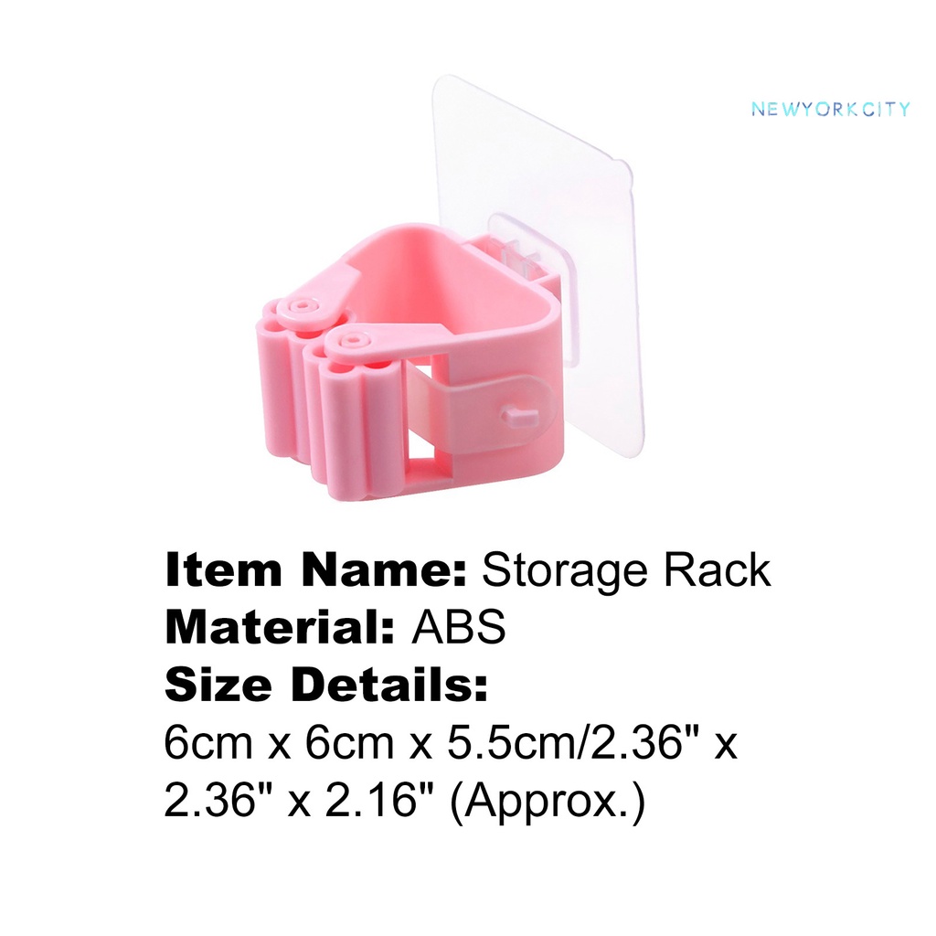 Giá Đỡ Cây Lau Nhà Gắn Tường Chống Trượt Tiện Dụng