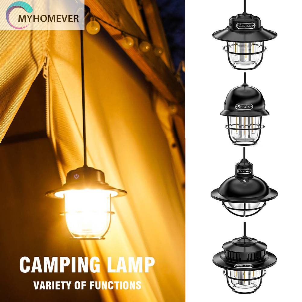 Đèn Cắm Trại Chống Thấm Nước IPX4 1200mAh 200LM