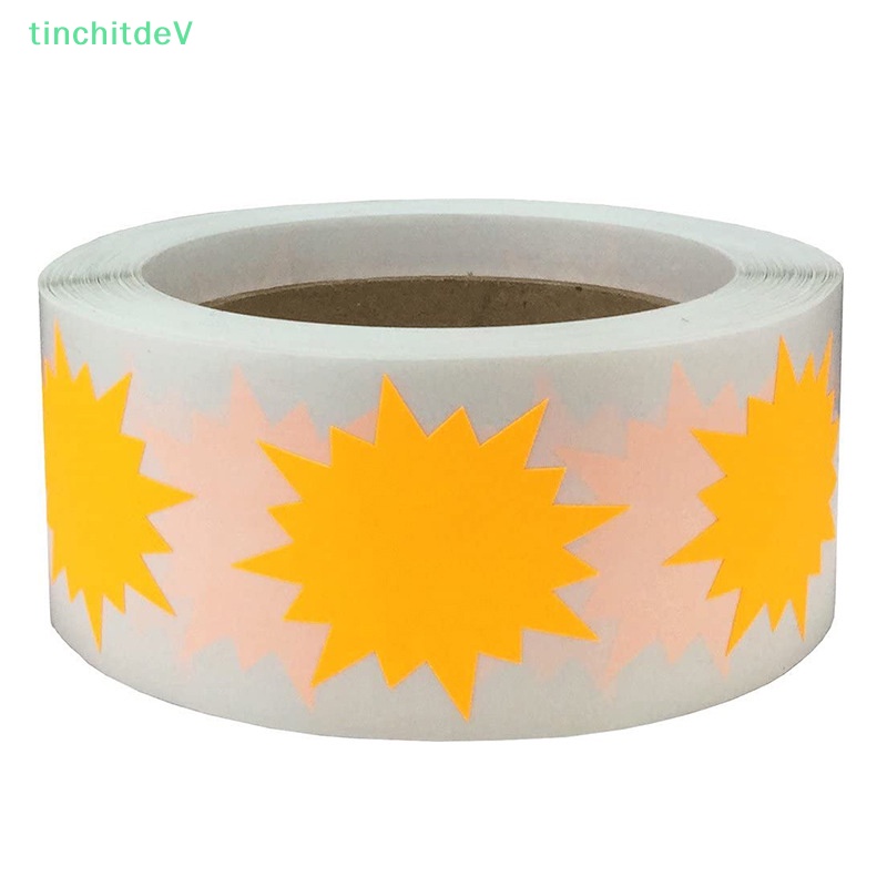 Cuộn 500 Nhãn Dán Đánh Dấu Mã Vạch Màu Sắc 1 Inch Tiện Dụng