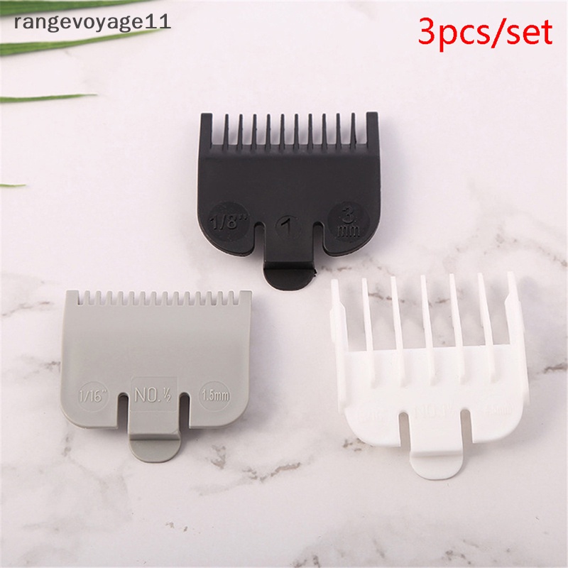 Bộ 3 Đầu Lược Giới Hạn Thay Thế Cho Tông Đơ Cắt Tóc