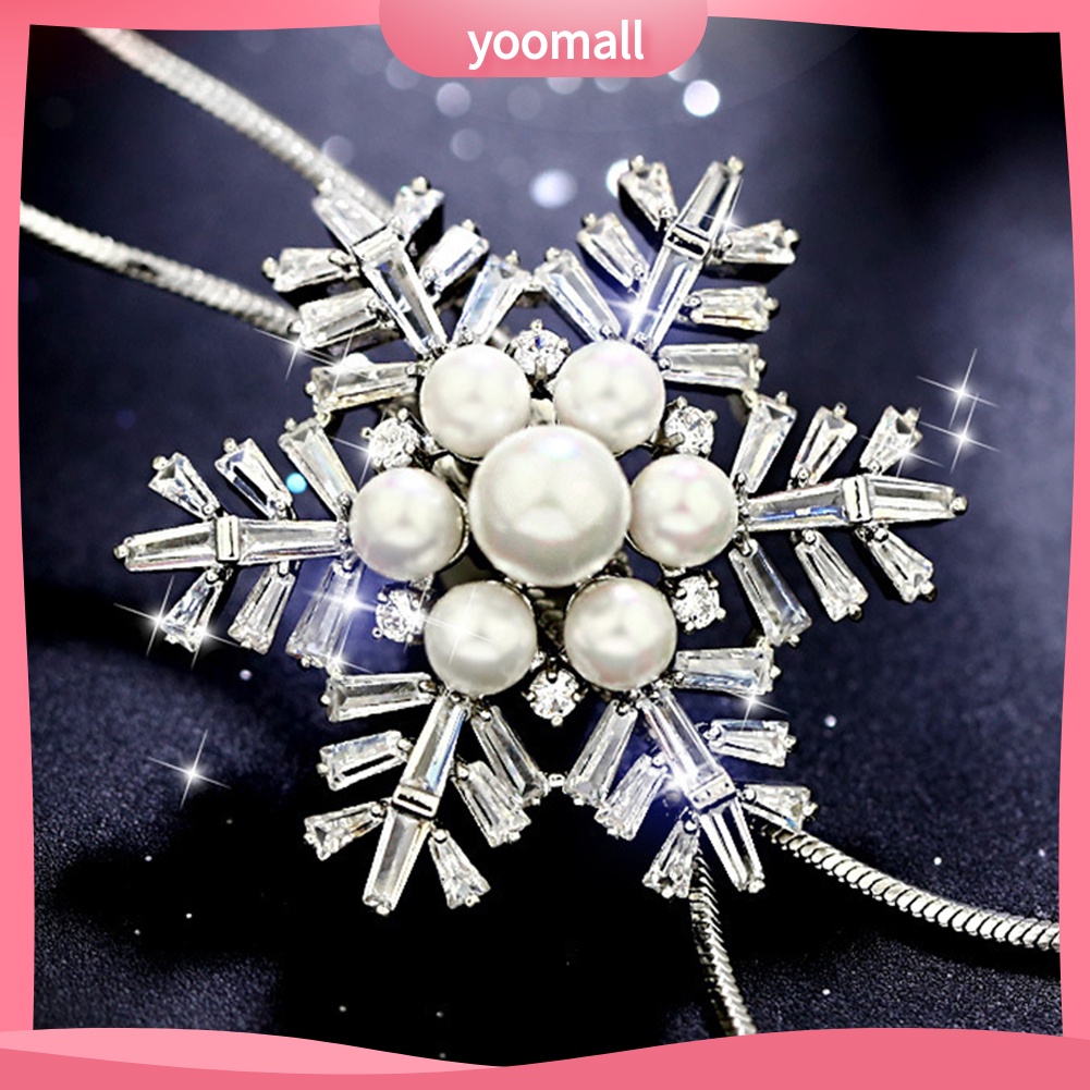 Vòng cổ Mặt Đính Ngọc Trai Nhân Tạo Thanh Lịch Cho Nữ