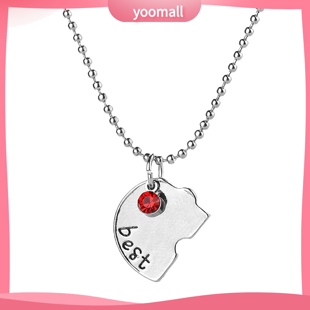 Bộ 4 Vòng cổ Mặt Trái Tim Đính Đá Thời Trang Dành Cho Nữ