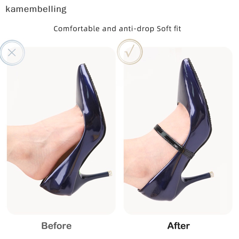 1 Cặp Dây Thắt Giày Cao Gót Co Giãn Chống Trơn Chống Trượt Có Thể Điều Chỉnh