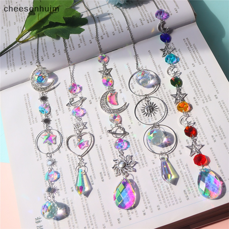 Chuông Gió Hình Ngôi Sao / Mặt Trời Đính Đá Pha Lê Xinh Xắn Treo Trang Trí