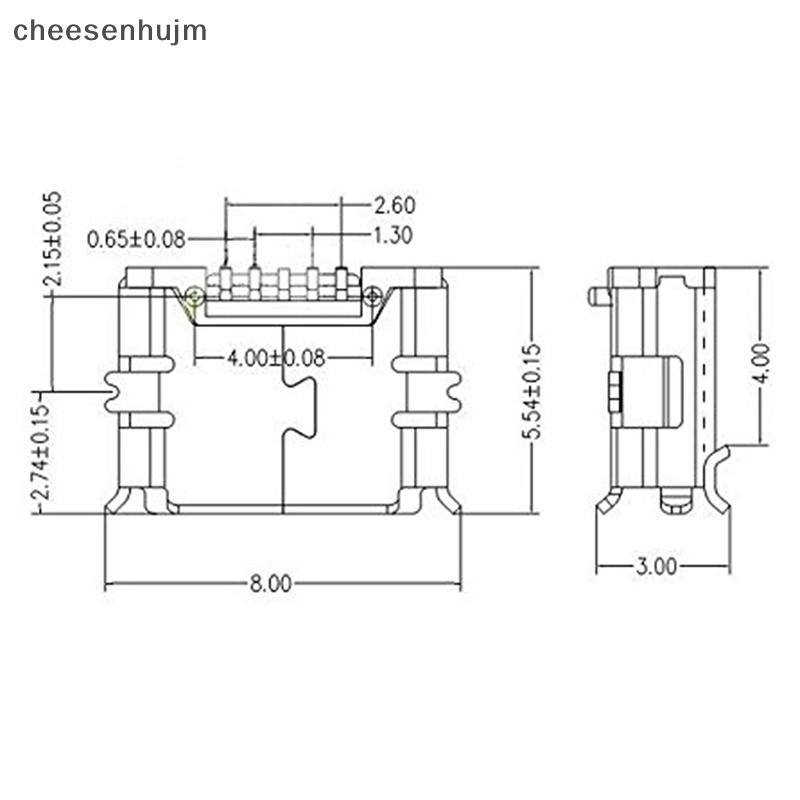 Set 20 Ổ Cắm Micro USB Type B 5-Pin 180 SMD Chuyên Dụng