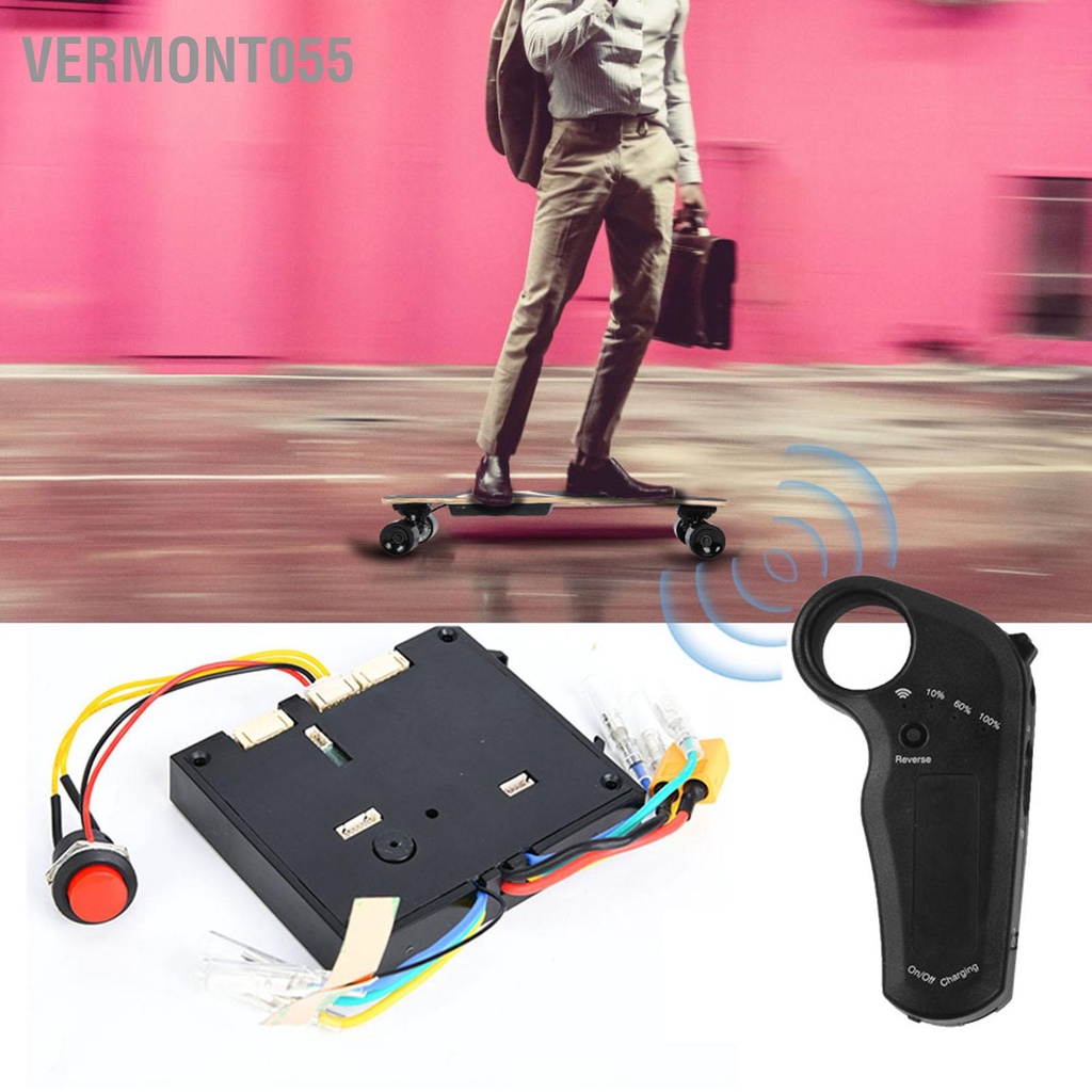 Vermont055 24V/36V Single/Dual Drive Bộ điều khiển trung tâm động cơ không chổi than ván trượt điện Điều từ xa ESC