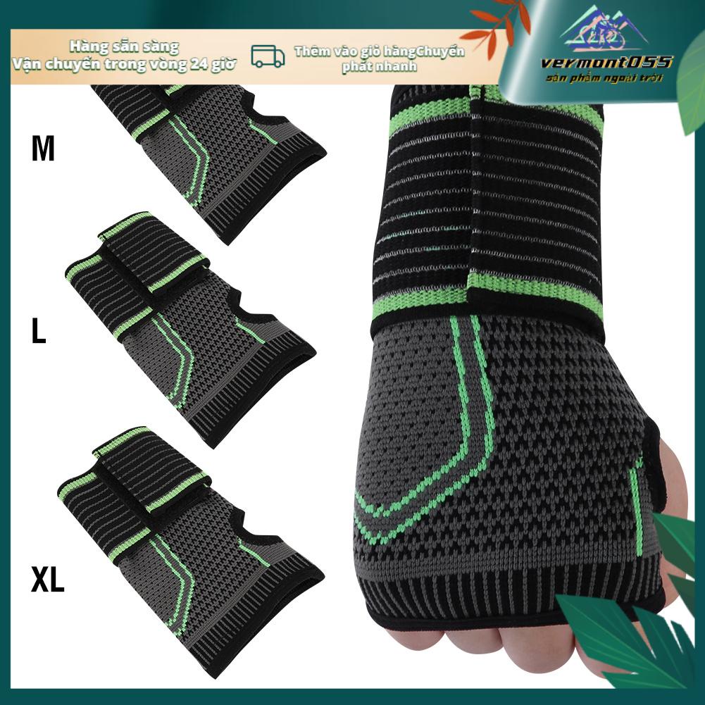 Vermont055 Bảo vệ thể thao Dây đeo cổ tay Bracer với đai áp lực