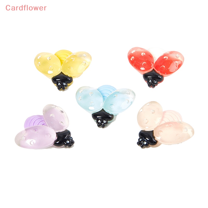 < Cardflower > Côn Trùng Nhỏ Bằng Resin Huỳnh Quang Thủ Công Trang Trí Tiểu Cảnh Nhà Búp Bê