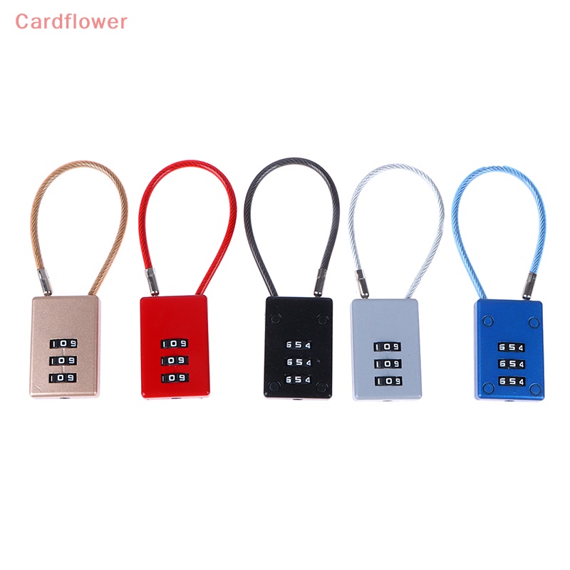 &lt; Cardflower &gt; Túi Đựng Bút Chì Dây Cứng Có Khóa Mật Khẩu Sáng Tạo Và Thiết Thực
