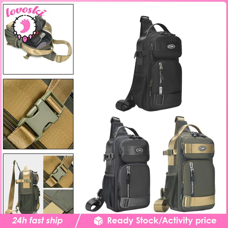 Túi Đeo Chéo Ngực Khóa Kéo Thời Trang Đường Phố Cá Tính