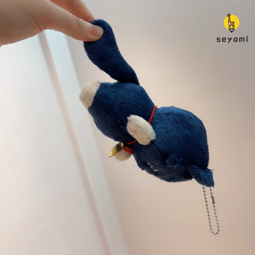 Móc khóa sang trọng Genshin Impact Scaramouche Móc Khóa Hình Búp Bê Hoạt Hình Dễ Thương Thú Nhồi Bông Hình Mèo Dễ Thương