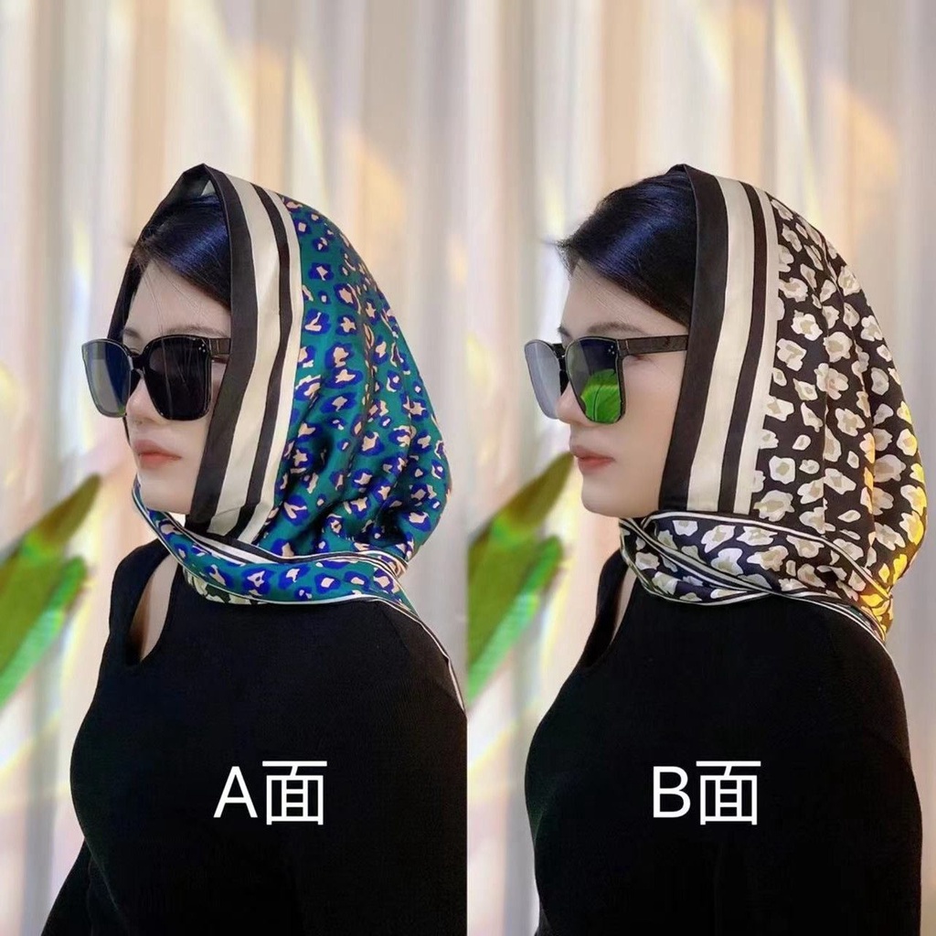 Mũ Chống Nắng Hai Mặt Bằng Lụa Satin Thời Trang Xuân Hè