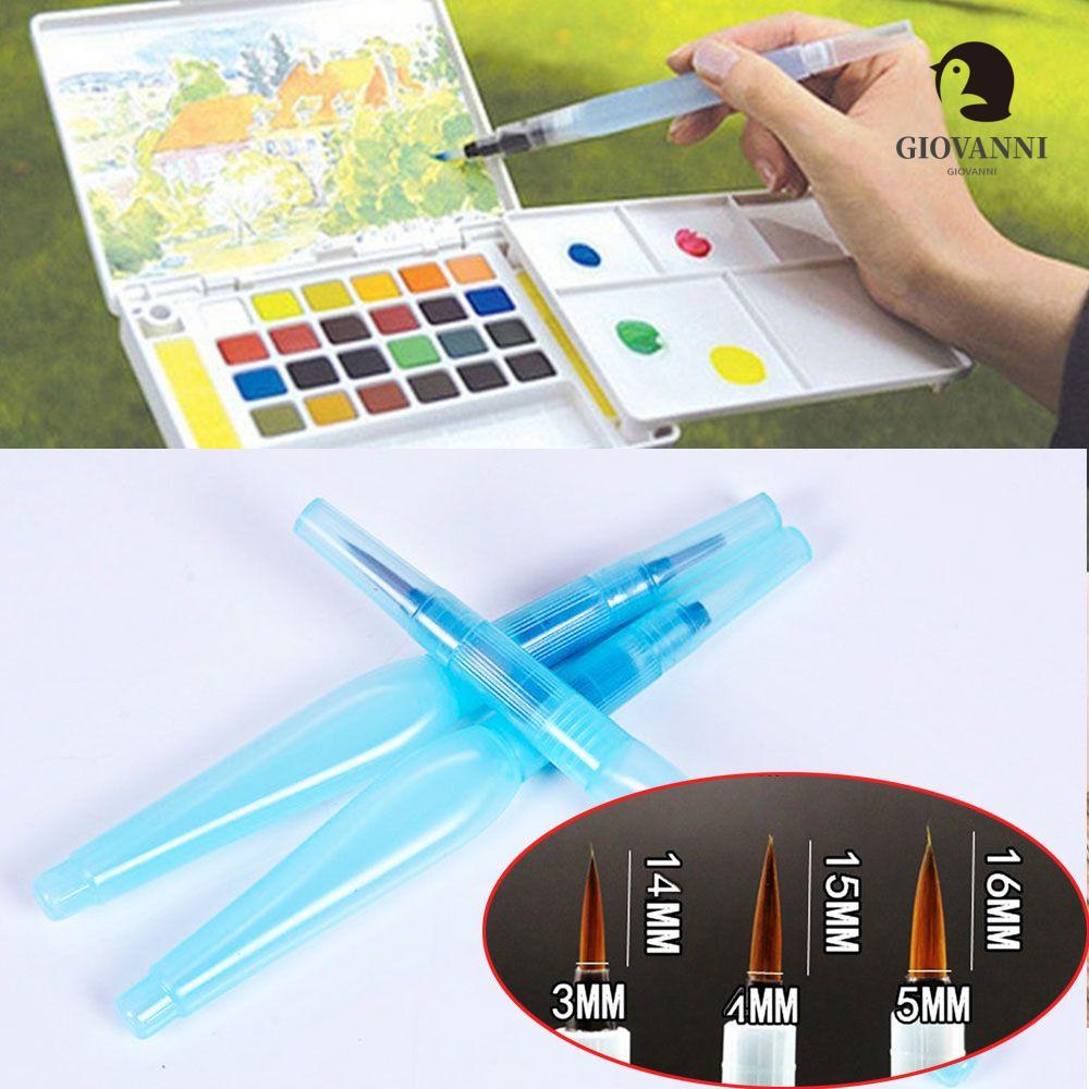 Set 3 Bút Vẽ Màu Nước Dung Tích Lớn Tiện Dụng