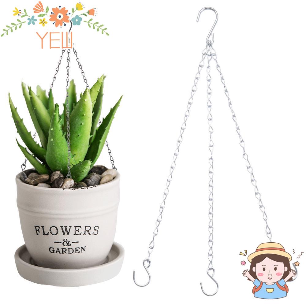 Dây Xích Dài 15.7inch 3 Điểm Treo Chậu Cây Trang Trí Đa Ứng Dụng