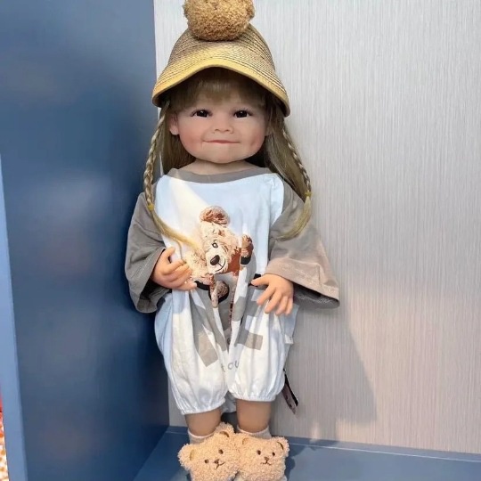 Búp Bê Barbie 55cm Bằng Silicon Mềm Dễ Thương Dùng Làm Quà Tặng Sinh Nhật Cho Bé