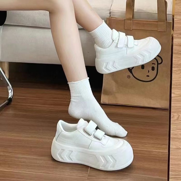 Giày Thể Thao Đế Dày Khóa Dán Thời Trang Cho Nữ