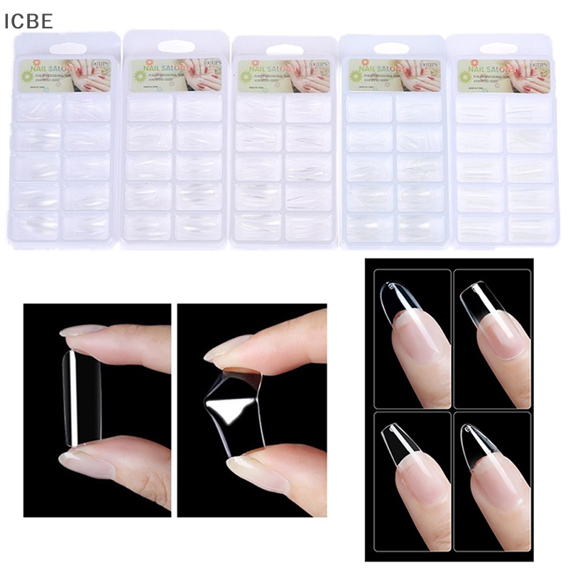 1 Hộp Móng Tay Giả Trong Suốt Dùng Để Múa Ba Lê