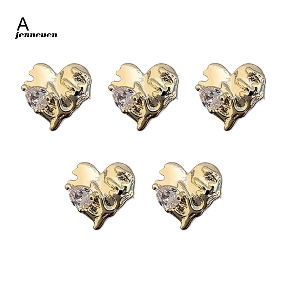 Set 5 Phụ Kiện Đính Trang Trí Móng Tay Nghệ Thuật Dành Cho Nữ