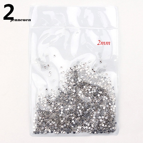 1440 Hạt Cườm Lấp Lánh Dùng Trang Trí Móng Tay 16mm / 2mm DIY