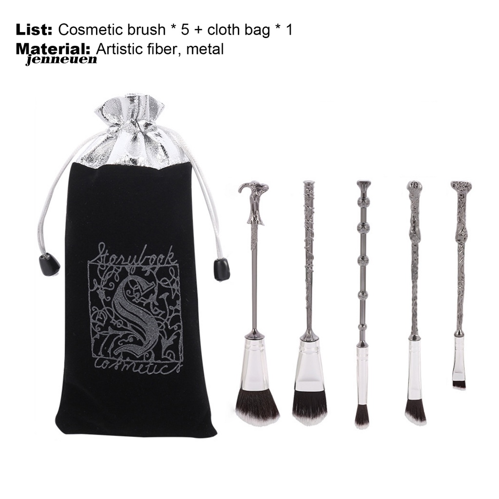 Set 5 Cọ Trang Điểm Phấn Mắt Siêu Mềm Nhanh Chóng Tiện Dụng