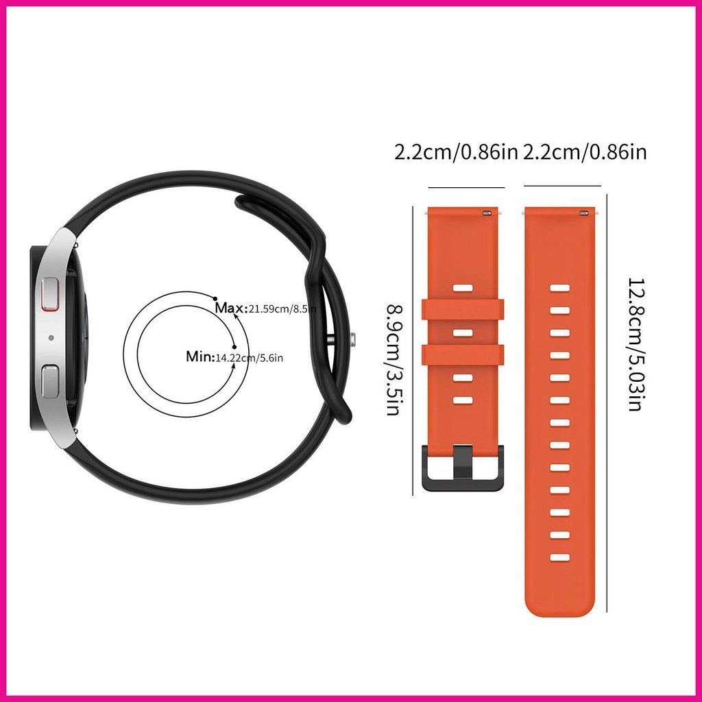 Dây Đeo Đồng Hồ Thông Minh Bằng Silicone Cho Huaweis Watch GT 2e 22mm Huaweis Watch GT 2e 22mm