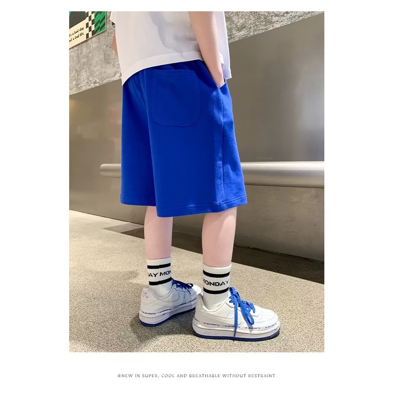 Quần Short Thể Thao Dáng Rộng Thời Trang Cho Bé Trai