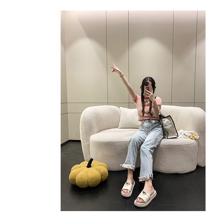 Dép Bánh Mì Dày Dặn Phong Cách Mới Dành Cho Nữ Mang Trong Nhà / Ngoài Trời / Đi Biển