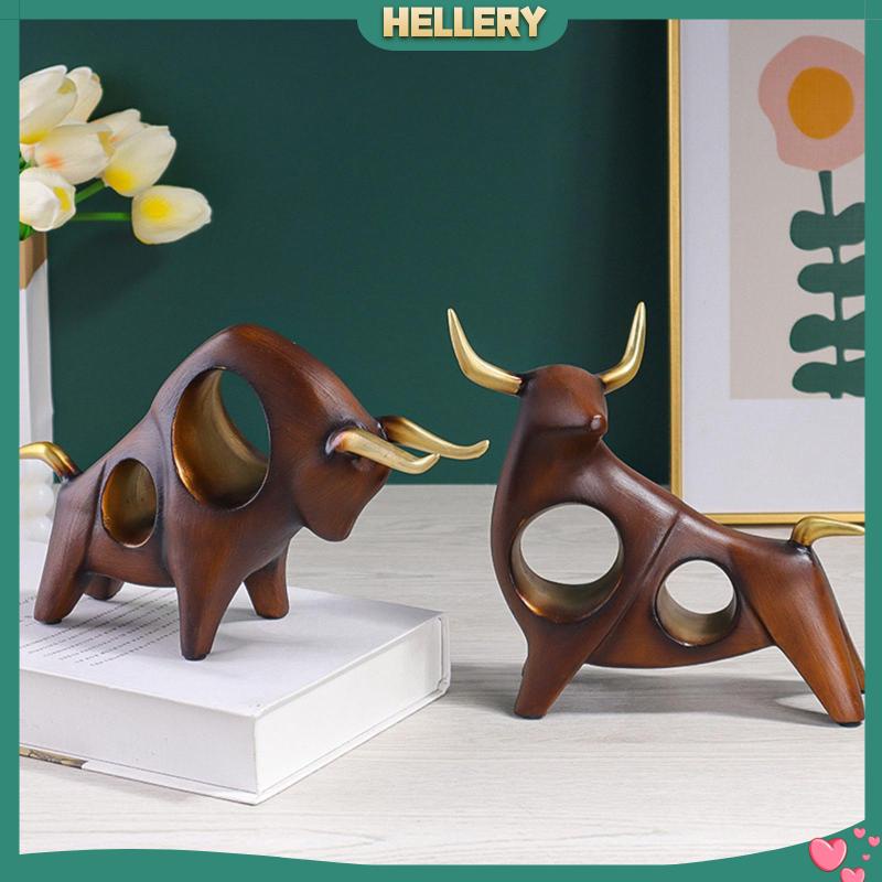 Mô Hình Bò Sữa Bằng Nhựa Resin Thủ Công Để Bàn Trang Trí Nhà Cửa / Văn Phòng