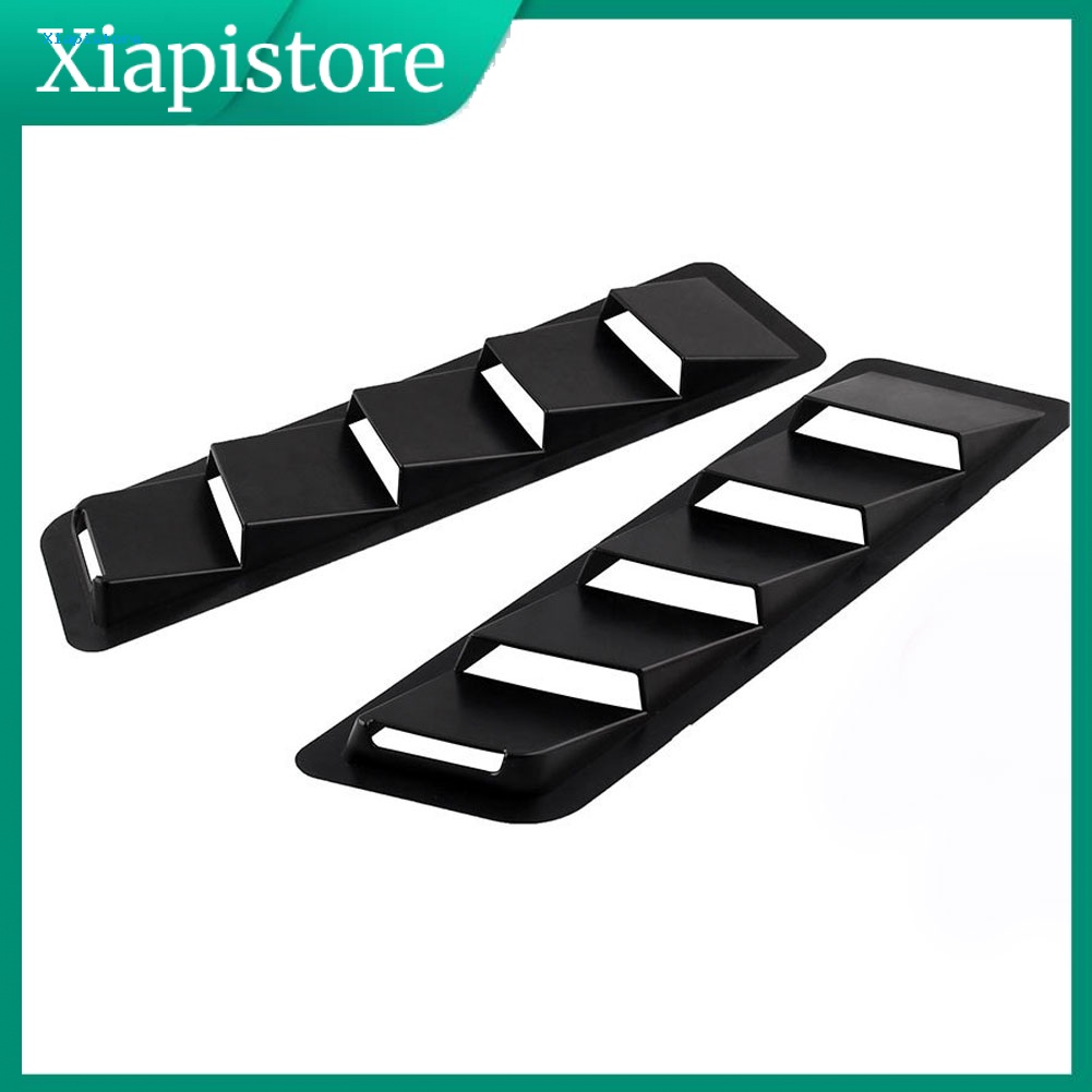 [Xiapistore] Bộ 2 Khung Nhựa ABS Làm Mát Không Khí Trang Trí Mui Xe Hơi