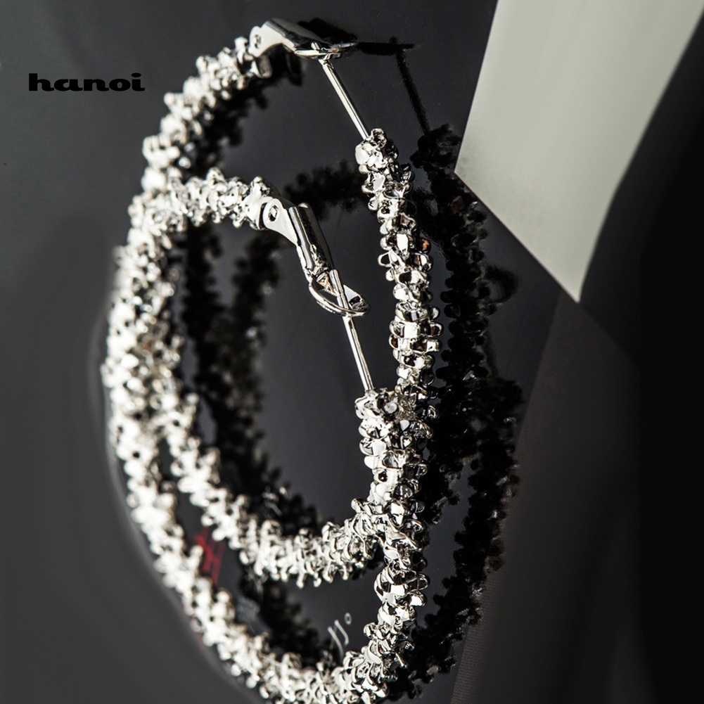 Khuyên Tai Nữ Hình Tròn Lớn Thời Trang