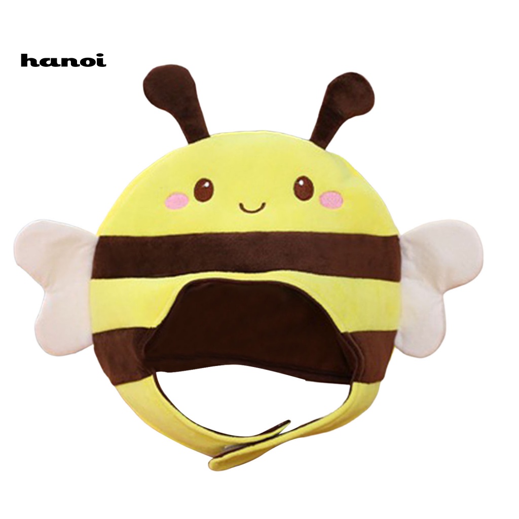 Mũ Trùm Đầu Hóa Trang Chú Ong 3D Biểu Tượng Cảm Xúc Đáng Yêu