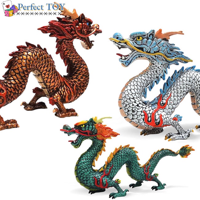 Mô Hình Rồng Trung Hoa Sống Động Như Thật Dùng Trang Trí Sưu Tầm