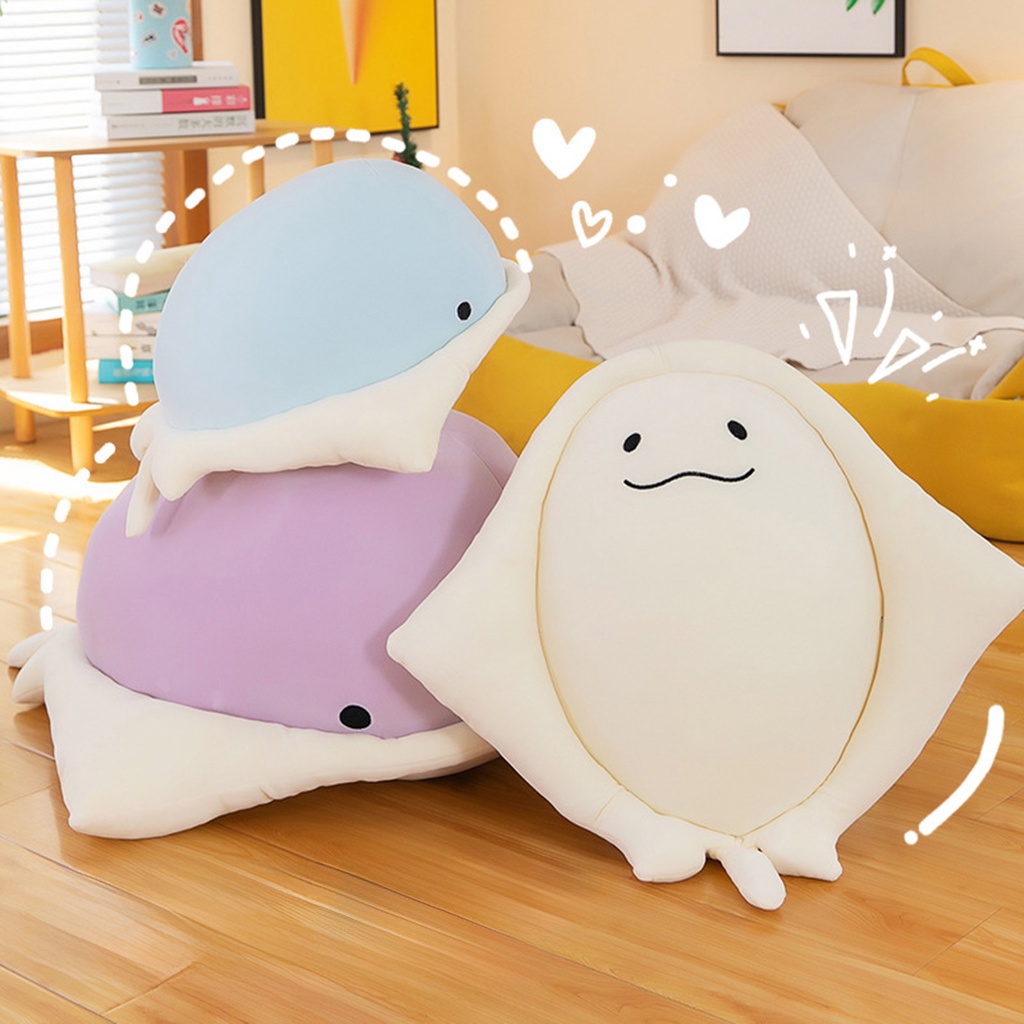 Cá Nhồi Bông Mềm Mại Dễ Thương, Gấu bông Cá Đuối zô tri siu cute kích thước 40/50cm