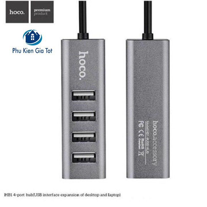 Bộ Chia Cổng USB Chính Hãng Hoco BH12T - Hub Hoco - Chính hãng