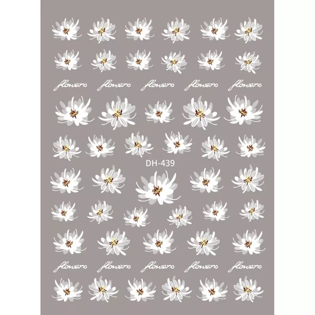 Sticker thương hiệu trang trí nail nhiều mã mới