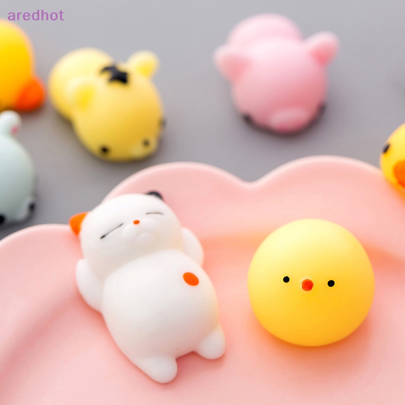 Set 2 / 5 / 10 Đồ chơi squishy Giảm Stress Hình Động Vật Dễ Thương Cho Bé Mới