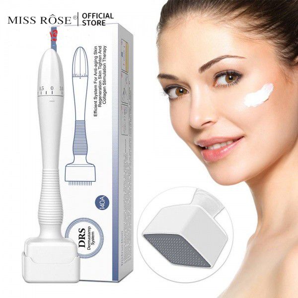 HOT！ Có Thể điều Chỉnh Drs 140 Pins Microneedle Derma Roller Chống Lão Hóa Da Dermaroller