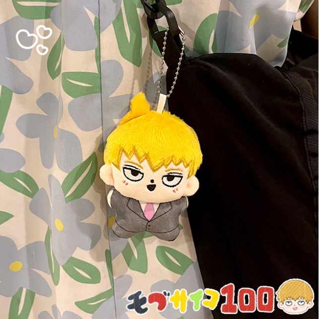 Thú Nhồi Bông Eula Mob Psycho 100 Kageyama Shigeo Reigen Arataka Trang Trí Móc Khóa