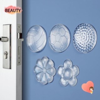 Miếng đệm dán chặn tay nắm cửa chống va đập trong suốt tiện lợi