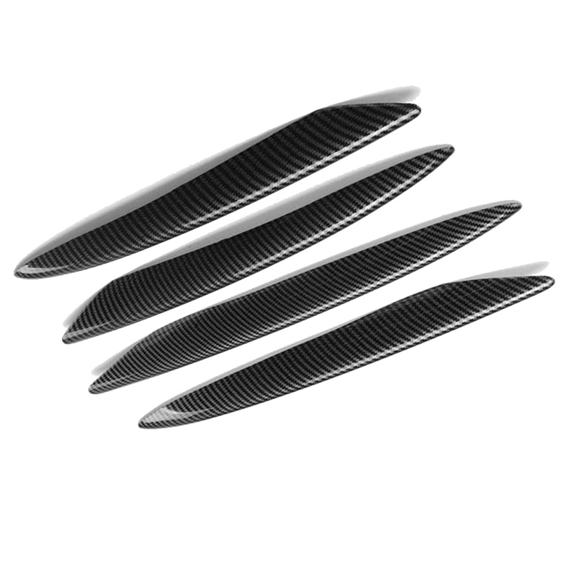 4 cái phía trước bumper fog light lip splitter grille trim parts phụ kiện cho mercedes-benz e class w213 e43 e63 amg 2016-2020 splitter cover