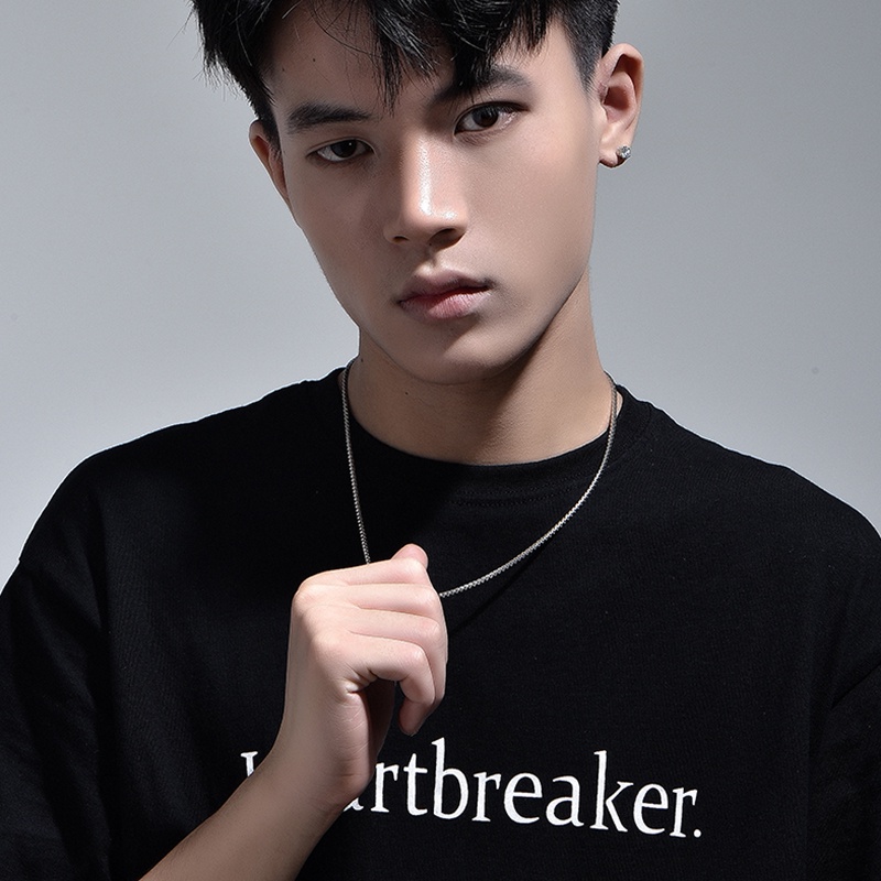 Vòng cổ Bằng Thép Không Gỉ Không Gỉ Không Phai Phong Cách Hip Hop Cho Nam Và Nữ