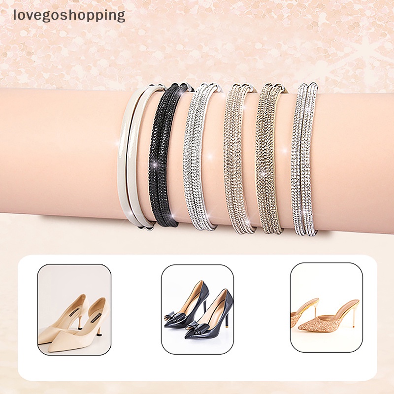 1 Cặp Dây Khóa Giày Cao Gót Chống Trượt Chống Rơi Co Giãn Dành Cho Nữ