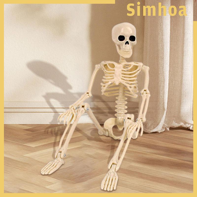 Bộ Xương Mini Có Khớp Cử Động Cho Kệ Sách Văn Phòng Haunted House