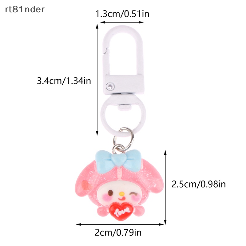 Móc Khóa Điện Thoại / Túi Xách Hình Hoạt Hình Melody / Hello Kitty Dễ Thương
