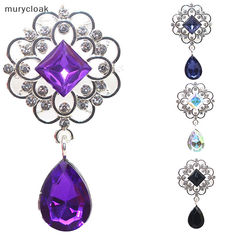 Mặt Dây Chuyền Hình Giọt Nước Bằng Hợp Kim Acrylic Khâu Tay Trang Trí Hộp Quà Cưới DIY