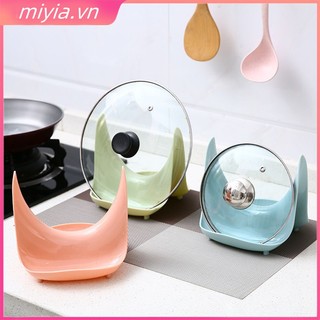 Nắp nồi nhà bếp Giá đỡ nắp nồi Đa chức năng Giá đỡ nắp nồi Giá ngồi Giá đỡ Khung nhựa Giá để đồ Phụ kiện gia đình miyia