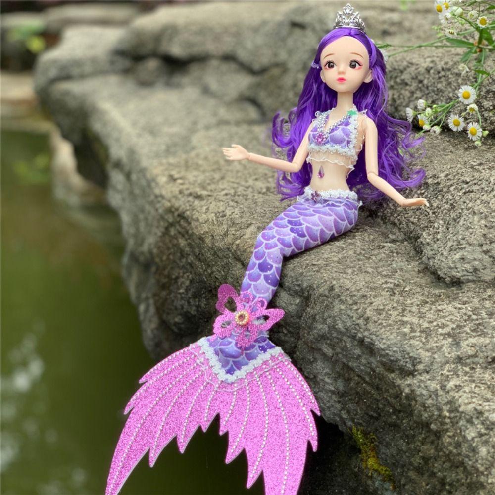 Búp Bê Nàng Tiên Cá BJD 3D Có Thể Tháo Rời