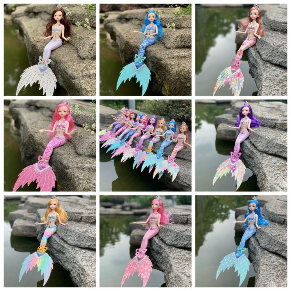Búp Bê Nàng Tiên Cá BJD 3D Có Thể Tháo Rời