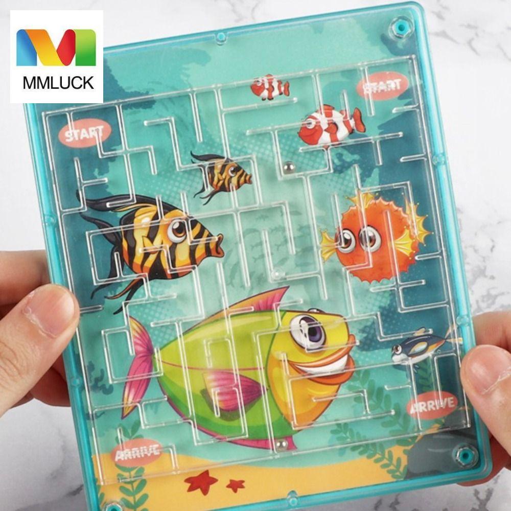 Mmluck Bộ Đồ Chơi Lắp Ráp Đường Ray Khủng Long / Cá Hề Hoạt Hình Bằng Nhựa Cho Trẻ Em / Trẻ Mới Biết Đi